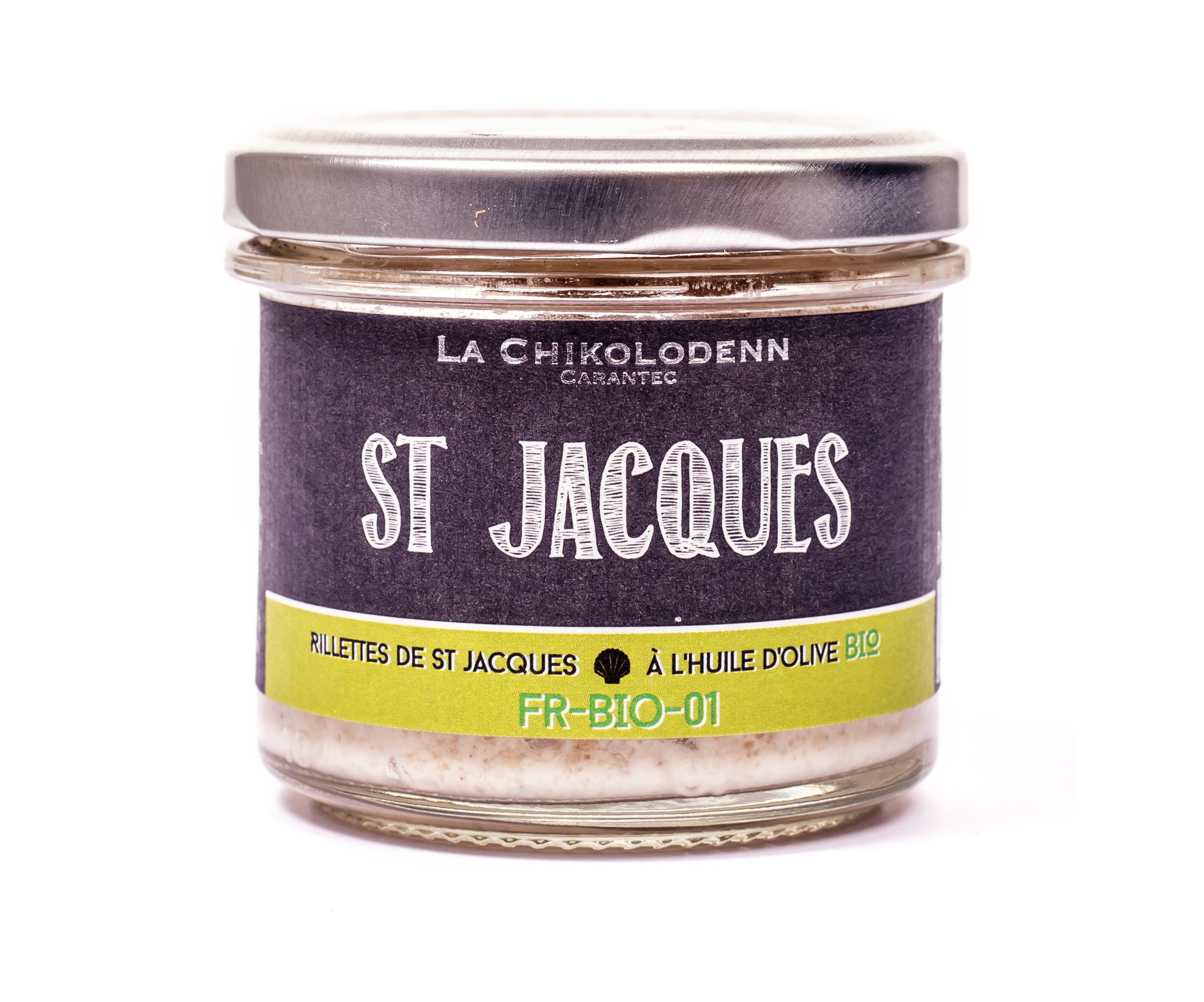 Rillettes de St Jacques à l'huile d'olive Bio
