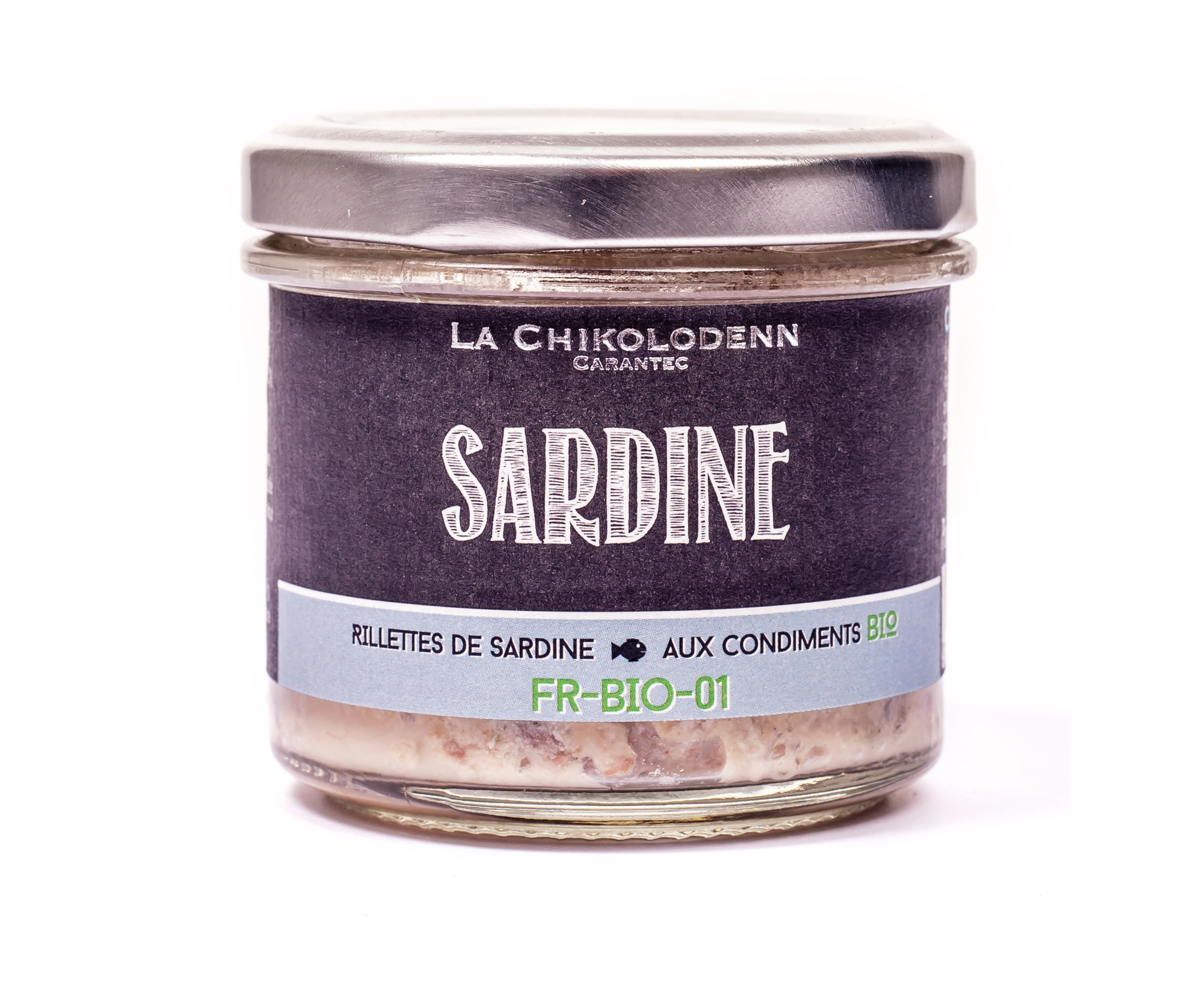 Rillettes de Sardines aux condiments Bio